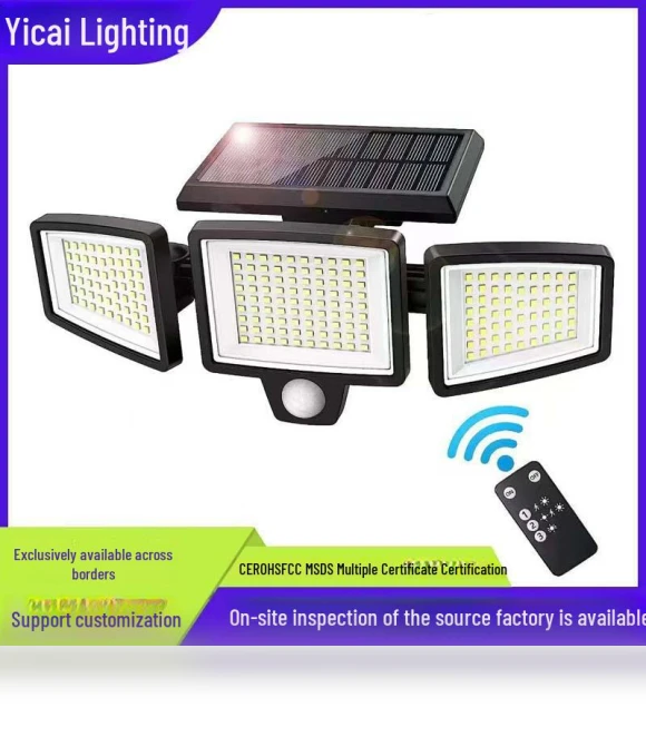 Smart Solar Outdoor Wall Light — Garden Illumination, TrendVibeCN