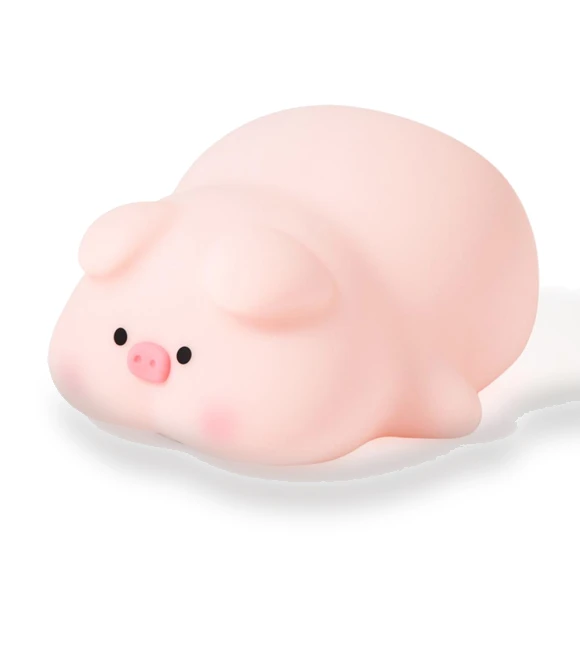 Cute Silicone LED Pig Night Light — Night Lights, TOP-MALL-001