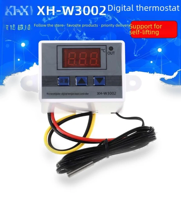 Digital Temperature Thermostat with Display — Home Climate Control, AI Supermarket