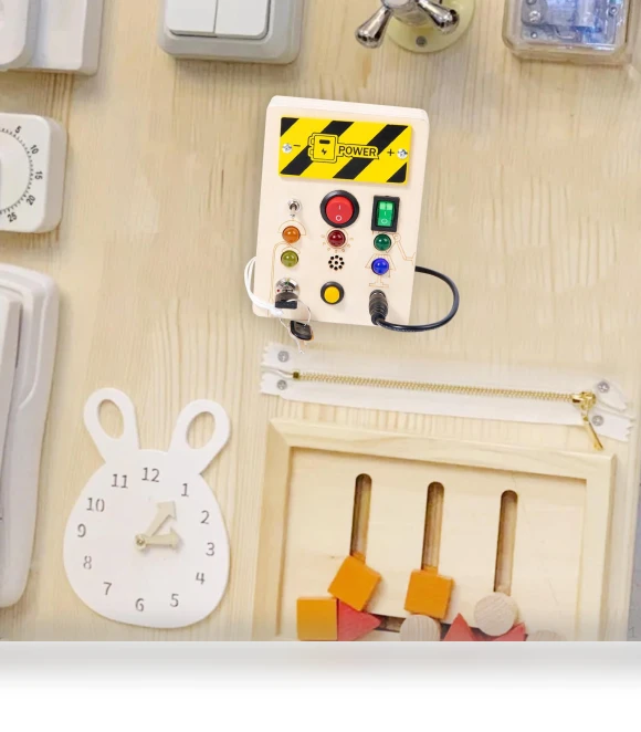 LED Switch Activities Board — Infant & Early Childhood Playthings, Topmartbuy