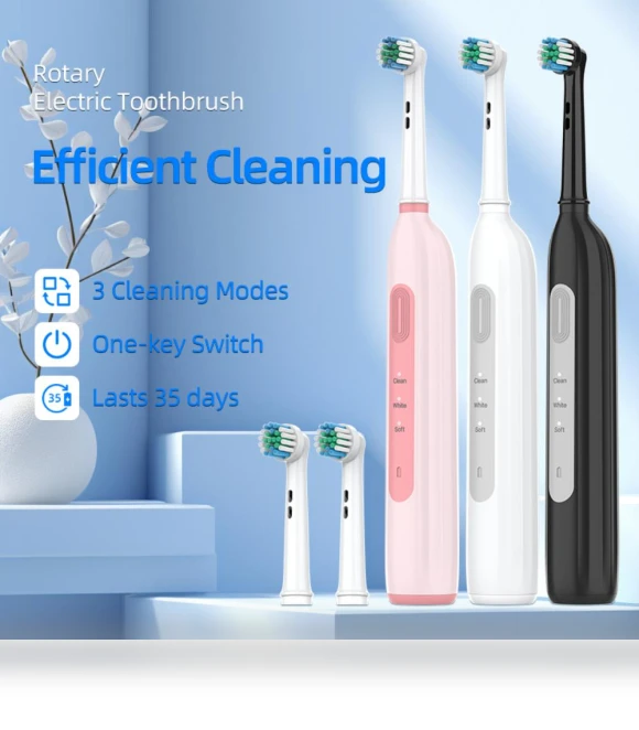 Rotating Electric Toothbrush — Electric Toothbrush Heads, DC-HOME Textile