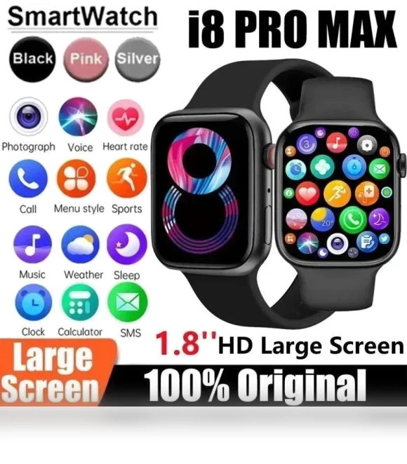 Smart Watch I8 Pro Max — Wearable Accessories, ElectronicsHome
