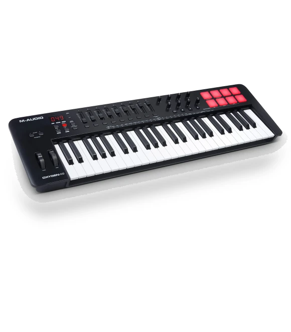 USB MIDI Keyboard Controller with Intelligent Music Creation Software — MIDI Control Devices, M-Audio