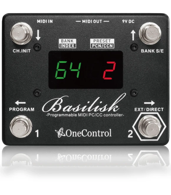 Basilisk Pedal Controller/Selector — Footswitches, One Control