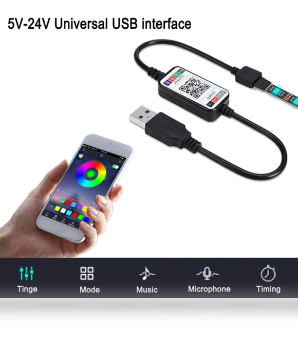 Bluetooth Compatible RGB LED Strip — LED Strips, Fanwan