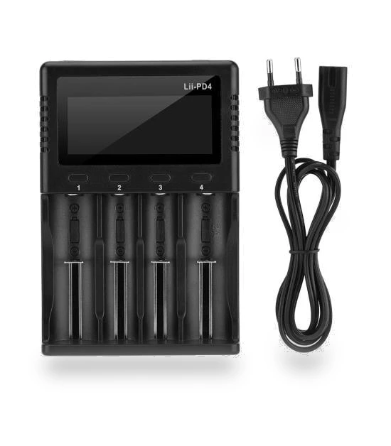 LCD Charger 4 Slot Smart — Chargers, Liitokala