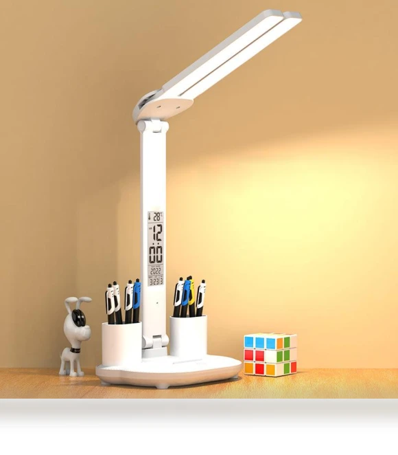LED Desk Lamp with Adjustable Brightness — Study & Desk Lighting, SHIJIN Light