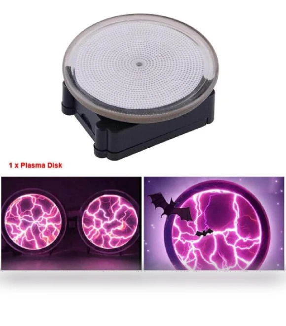 Miniature Pocket Plasma Disc with Touch Lighting — Sing-Along Systems