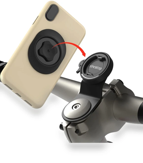 One Hand Easy Road Bike Smartphone Holder — Vehicle Phone Holders, Hidden Nest