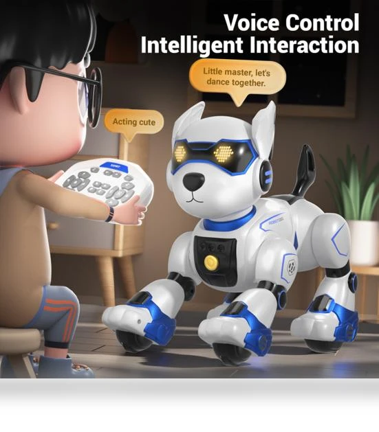 Robot Dog Toy — Interactive Figures & Robots, JJRC