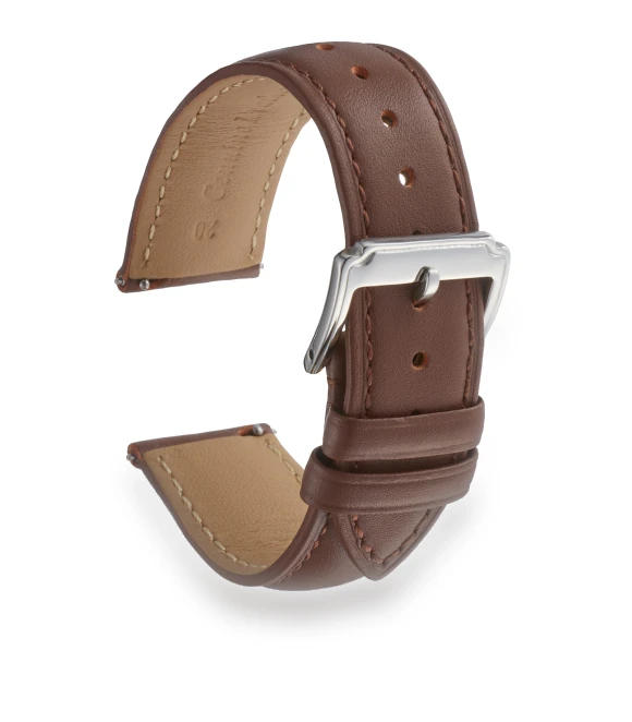 Smooth Leather Watch Strap — Bands, GOALMART