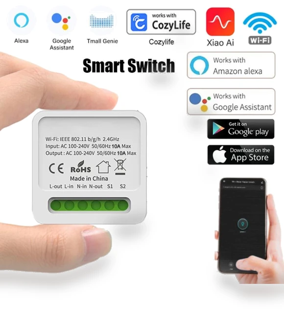 Wi-Fi Smart Switch — Smart Home Modules, HOME-Auto-001