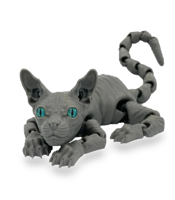 3D Printed Hinged Sphinx Toy — Plushies, Winnerer Sun