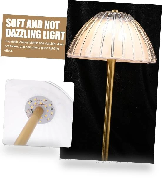 Adjustable Brightness Mushroom Table Lamp — Desk & Table Lighting