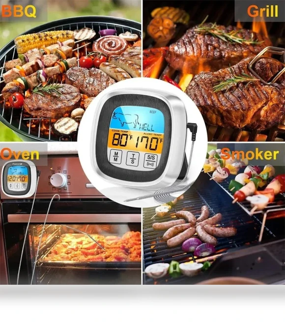 Digital Touch Food Thermometer — Temperature Measurement Tools, Daily necessities-V
