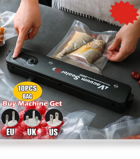 Electric Vacuum Food Sealer — Vacuum Bags, oucheee
