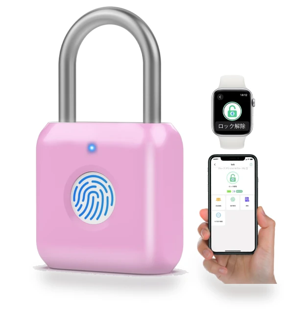 Fingerprint Smart Padlock — Security Locks, MoRub-Japan