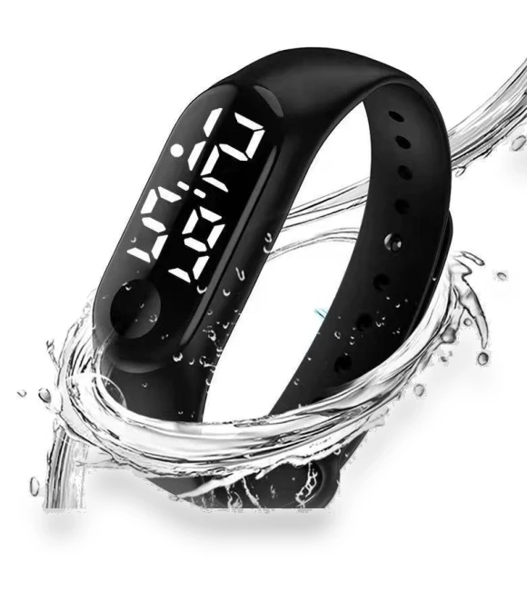 LED Screen Smart Touch Screen Sports Casual Bracelet — Wearable Accessories, bigtreeonline