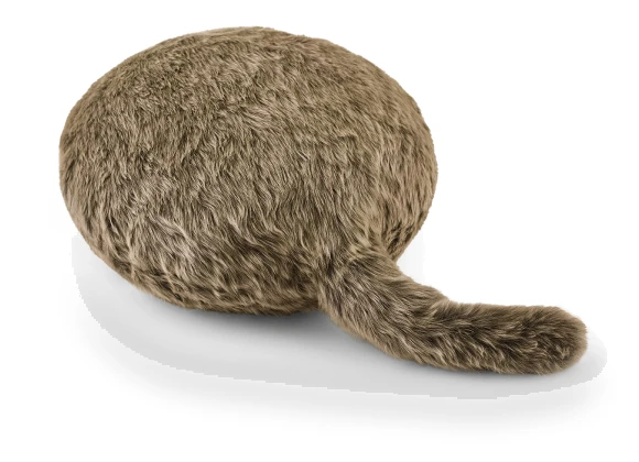 Robotherapy Pillow with Tail — Plushies, YRstudio