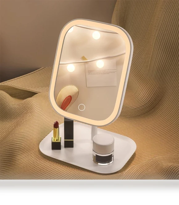 Rotating LED Vanity Mirror — Handheld, Dajiazhenji