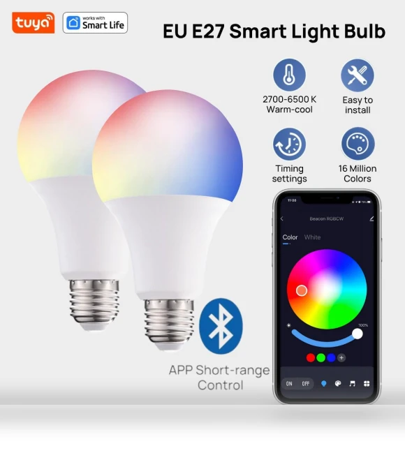 Smart LED Bulb — LED, Tuya