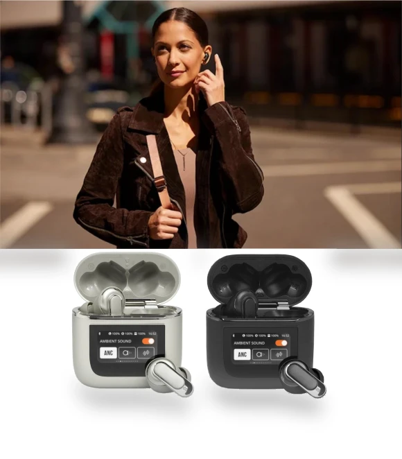 Wireless Earbuds with Noise Cancellation — In-Ear Headphones, Swimwear