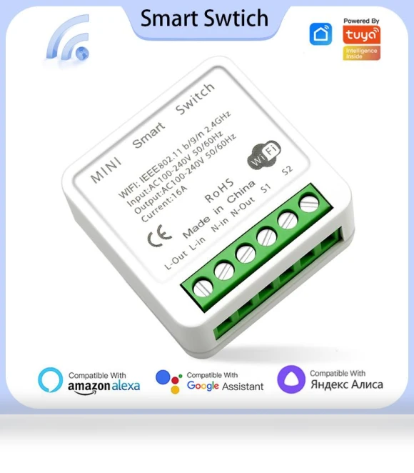 2-Sided Smart Light Switch — Smart Home Modules, Tuya