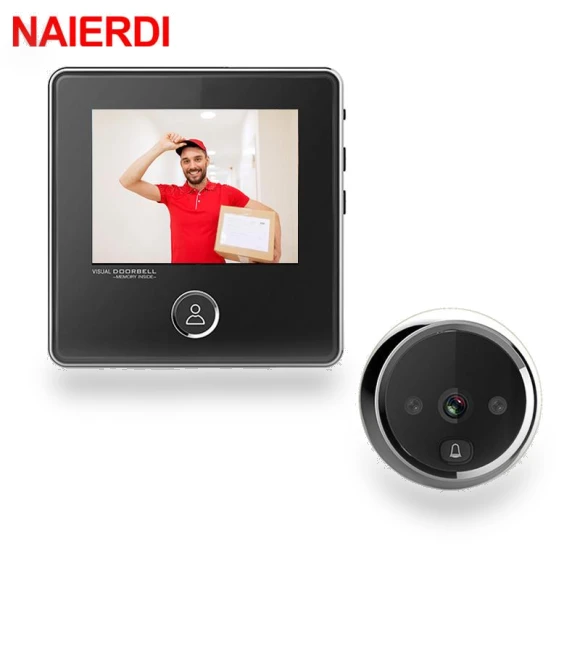 3-inch LCD Electronic Doorbell — Smart Home Security, NAIERDI Home Improvement