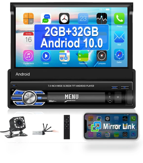 7-inch Android Car Stereo — Stereo Receivers, Podofo