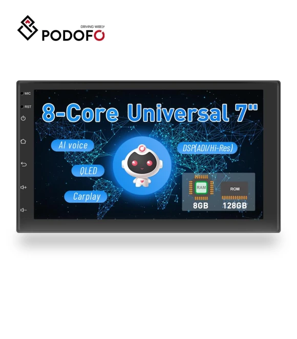 AI Voice Car Multimedia System — Stereo Receivers, Podofo
