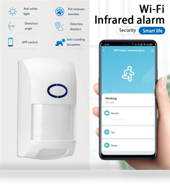 Infrared Motion Detectors — Smart Home Security, Tuya Smart