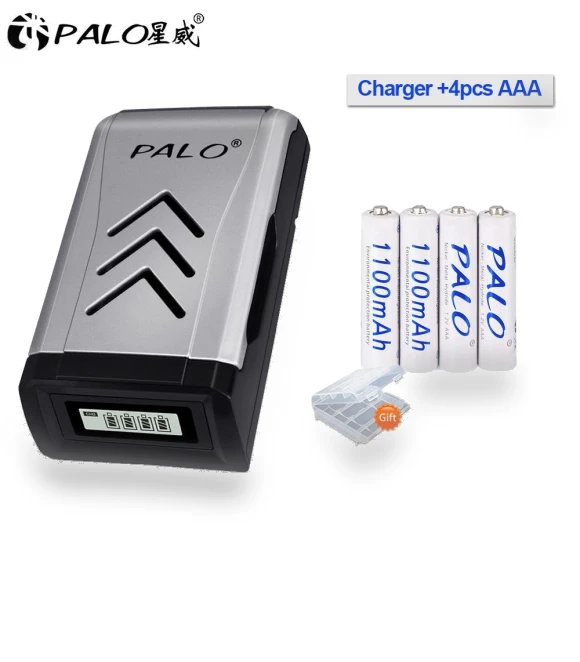 Rechargeable Battery and Smart Charger Set — Batteries, PALO