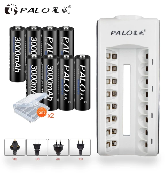 Rechargeable Battery Pack with Smart Charger — Batteries, PALO