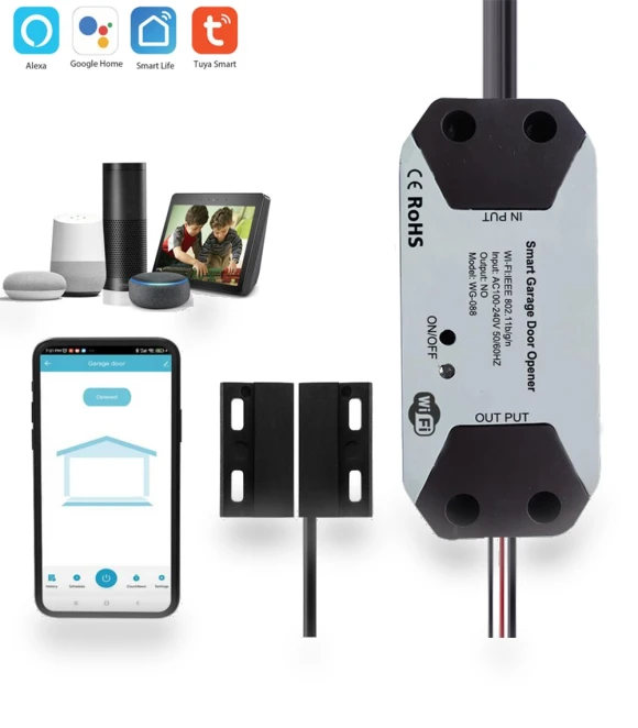 Smart WiFi Garage Door Opener — Keypads & Remotes, Aoresac