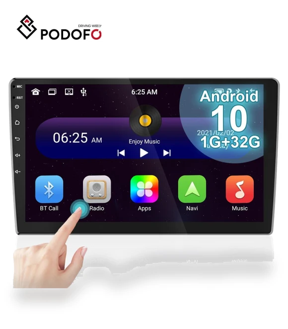 10-inch Android Car Radio — Navigation & GPS Accessories, Podofo