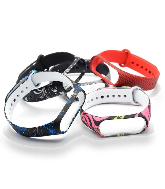Colorful Soft Silicone Strap — Bands, Smartwatch Accessories