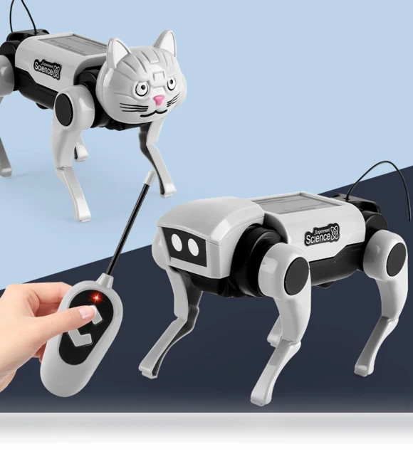 DIY Assembly RC Photo Prop Crafts 3D Model Robot Dog — Construction Kits, baby and kids