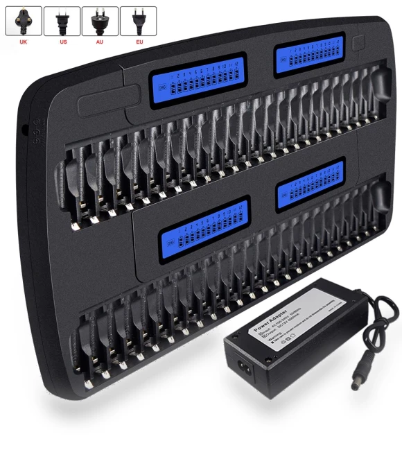 Fast Smart Charger with LCD Display — Batteries, PALO