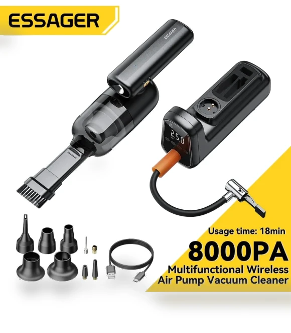 Portable Vacuum and Air Compressor — Vacuums, ESSAGER