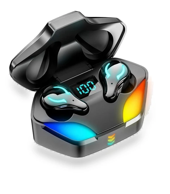 RGB TWS Wireless Bluetooth Earbuds — In-Ear Headphones, Junmaocun