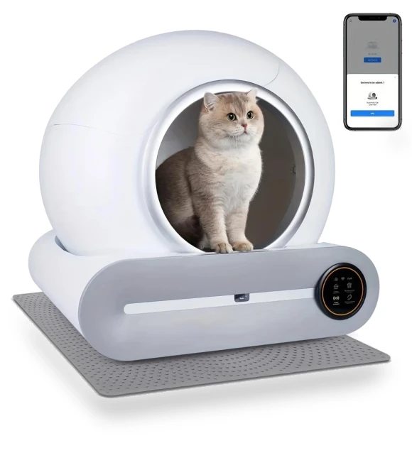 Self-Cleaning Litter Box with Wi-Fi — Waste Bins, ZEKS
