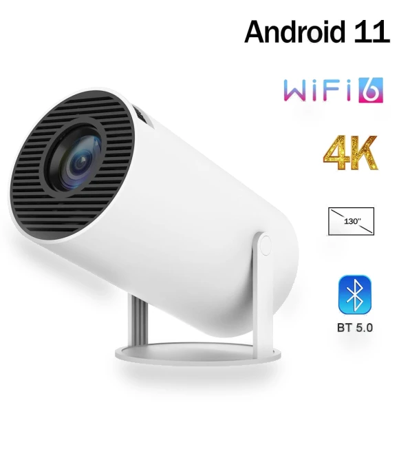 Wi-Fi6 Smart Portable Projector — Home Theater Projectors, Yazy