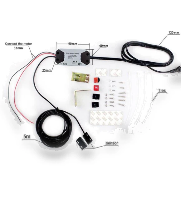 WiFi Switch for Garage Door Opener — Smart Home Hubs & Controllers, Meterk