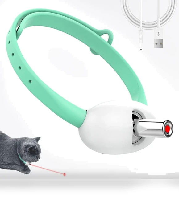 Automatic Laser Pointer Cat Collar — Cat Playthings, TK T