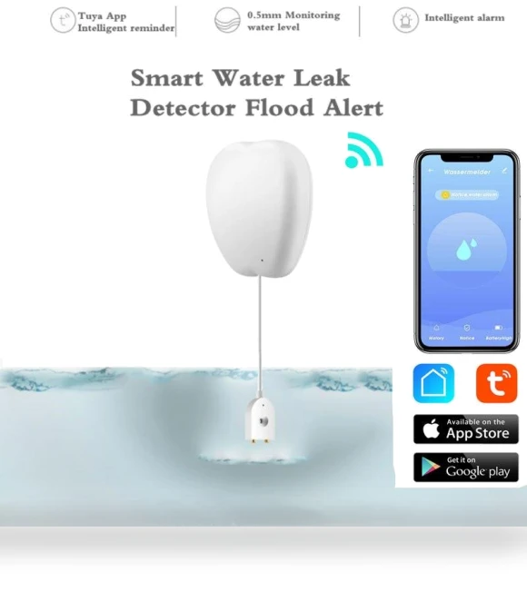 Flood Sensor — Water Leak Detection Systems, Tuya Smart