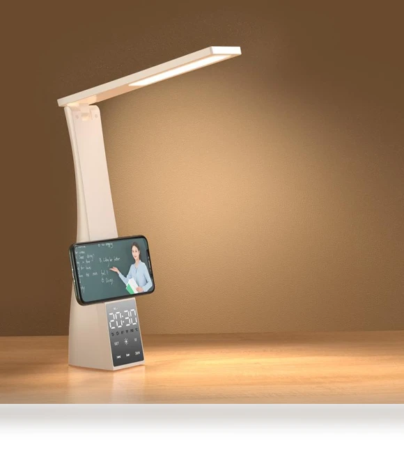 LED Desk Lamp with Alarm Clock — Alarm, SKIYER-2
