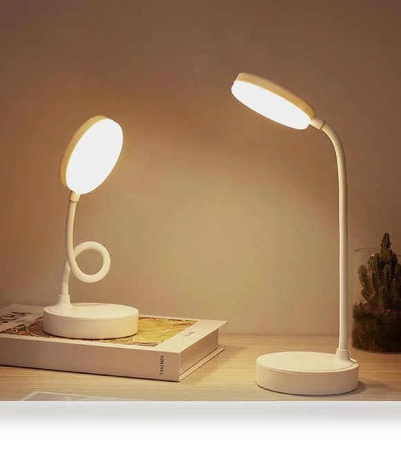 LED Desk Lamp with USB Power — Desk & Table Lighting, Smllery