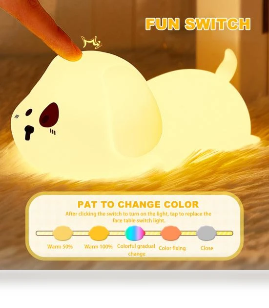 Silicone Night Light with Auto-Off Timer — Night Lights, dooob
