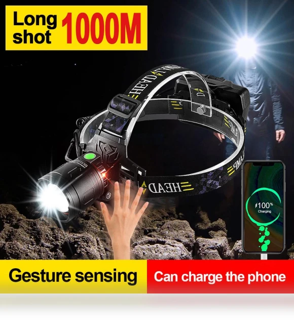 Smart Sensor Headlamp Flashlight — Flashlights, paweinuo 03