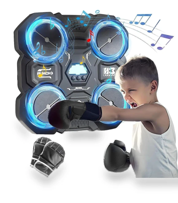 Smart Wall-Mounted Boxing Trainer — Boxing Training Gear, HappyToy
